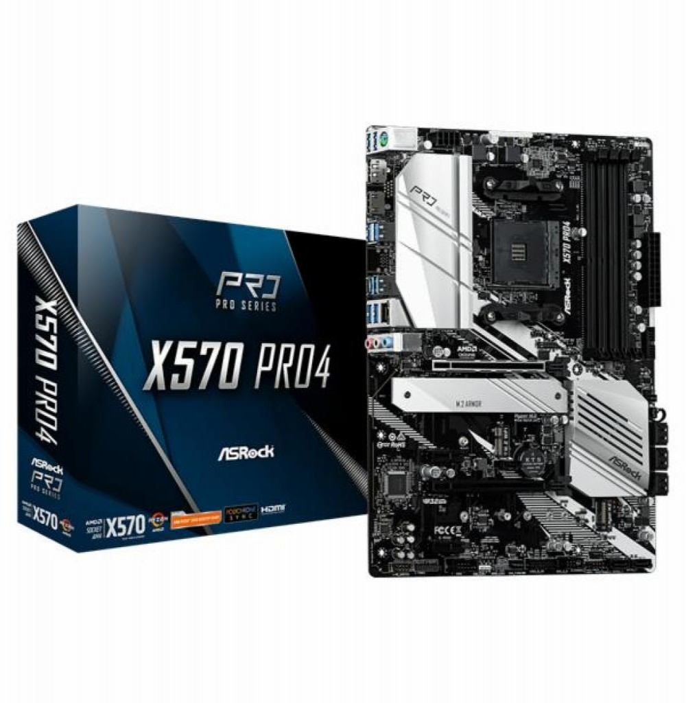 Placa Mãe Asrock X570 Pro 4 AMD (AM4)