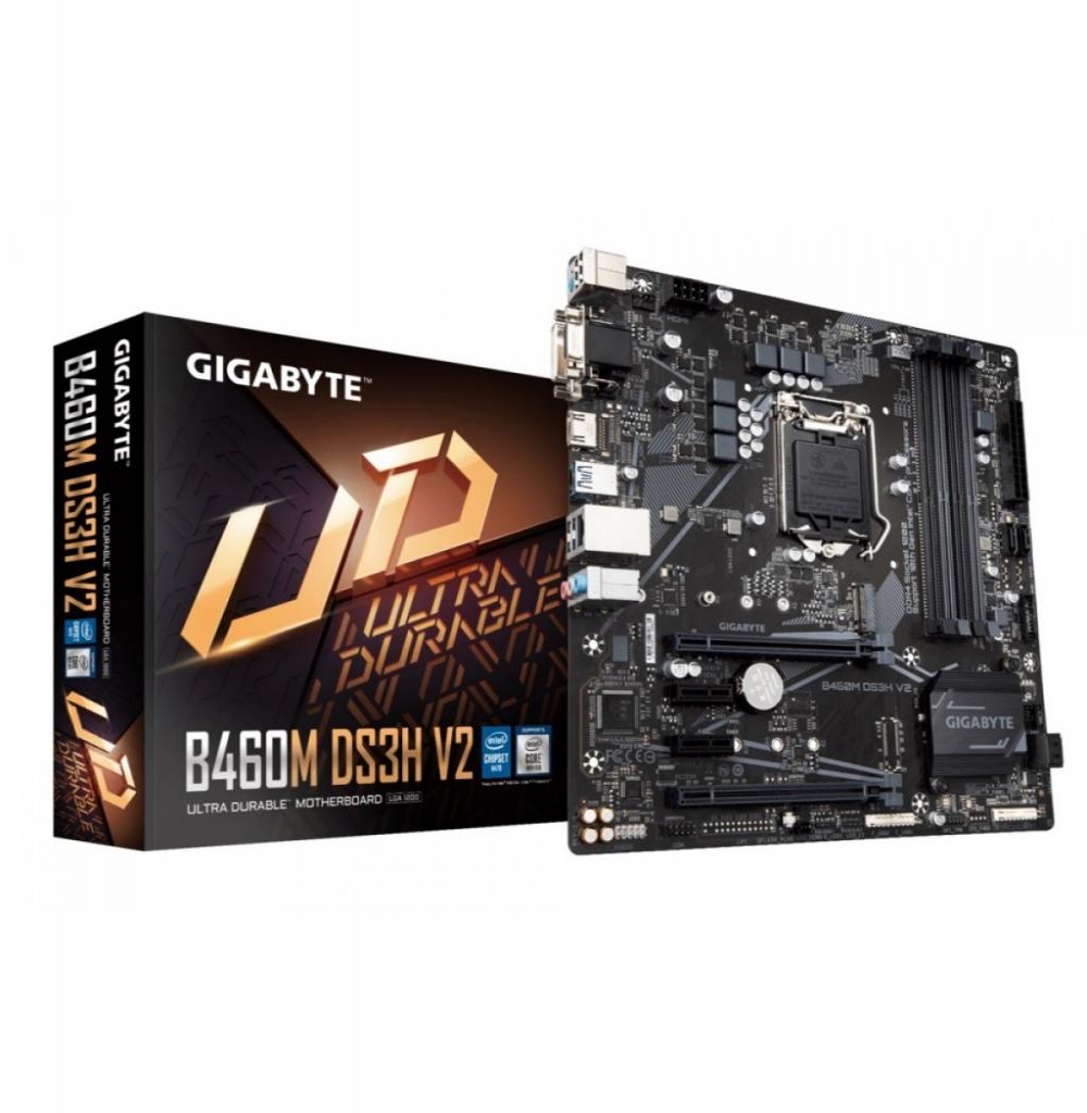 Placa Mãe Gigabyte B460M DS3H V2 Intel (1200)