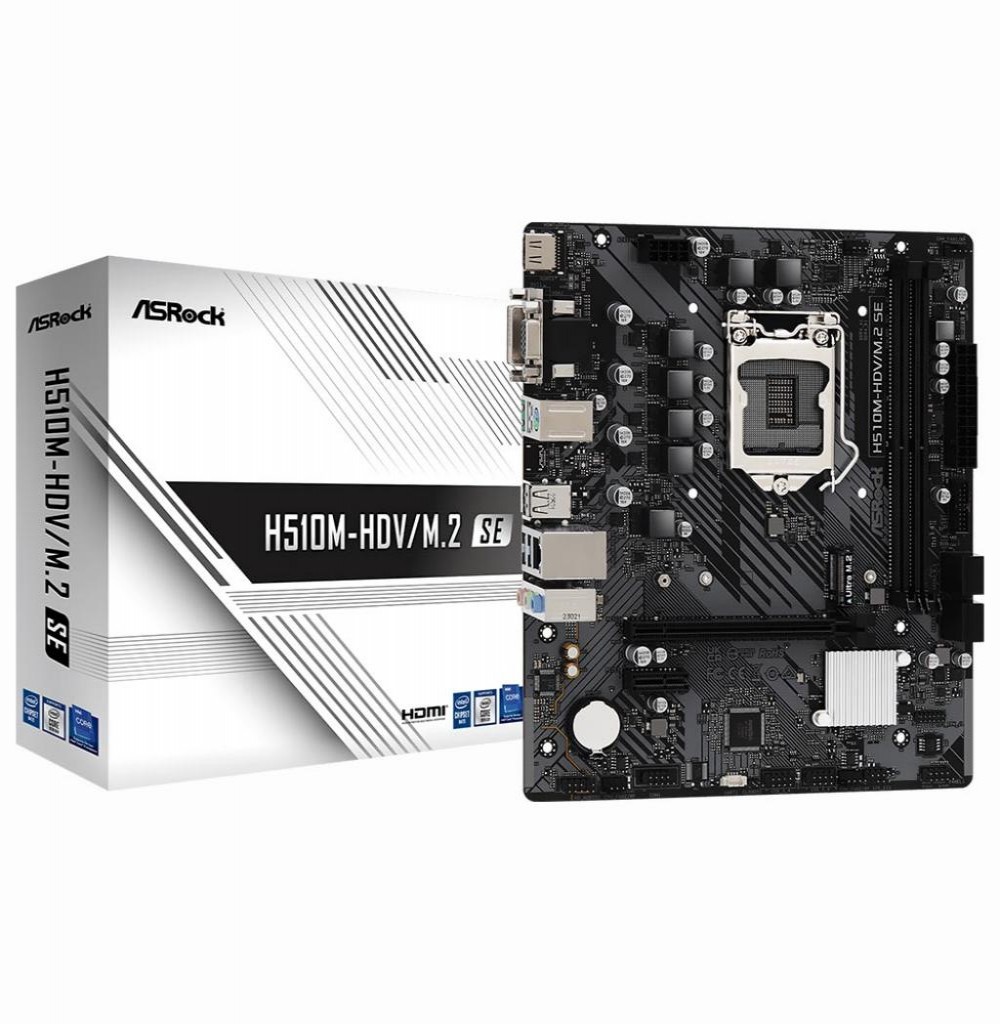 Placa Mãe Intel (1200) Asrock H510M Hdv M.2 SE