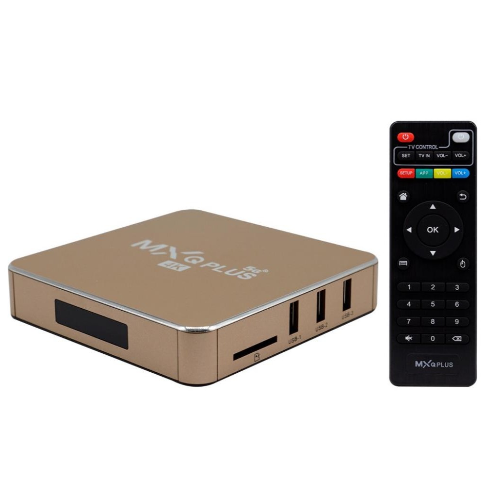 Receptor Digital IPTV MXQ PLUS 8K 4+64 ROSE 5G|*SIN GARAN