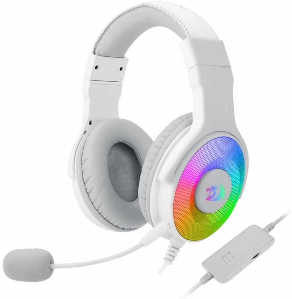 Fone Redragon Pandora  H350W-RGB  Branco