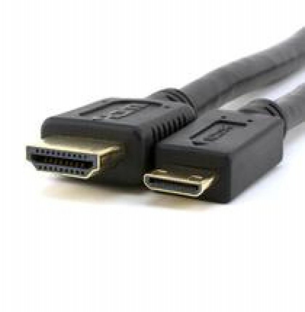 Cabo HDMI  1.4MTS MIcrofins com Adaptador Mini HDMI