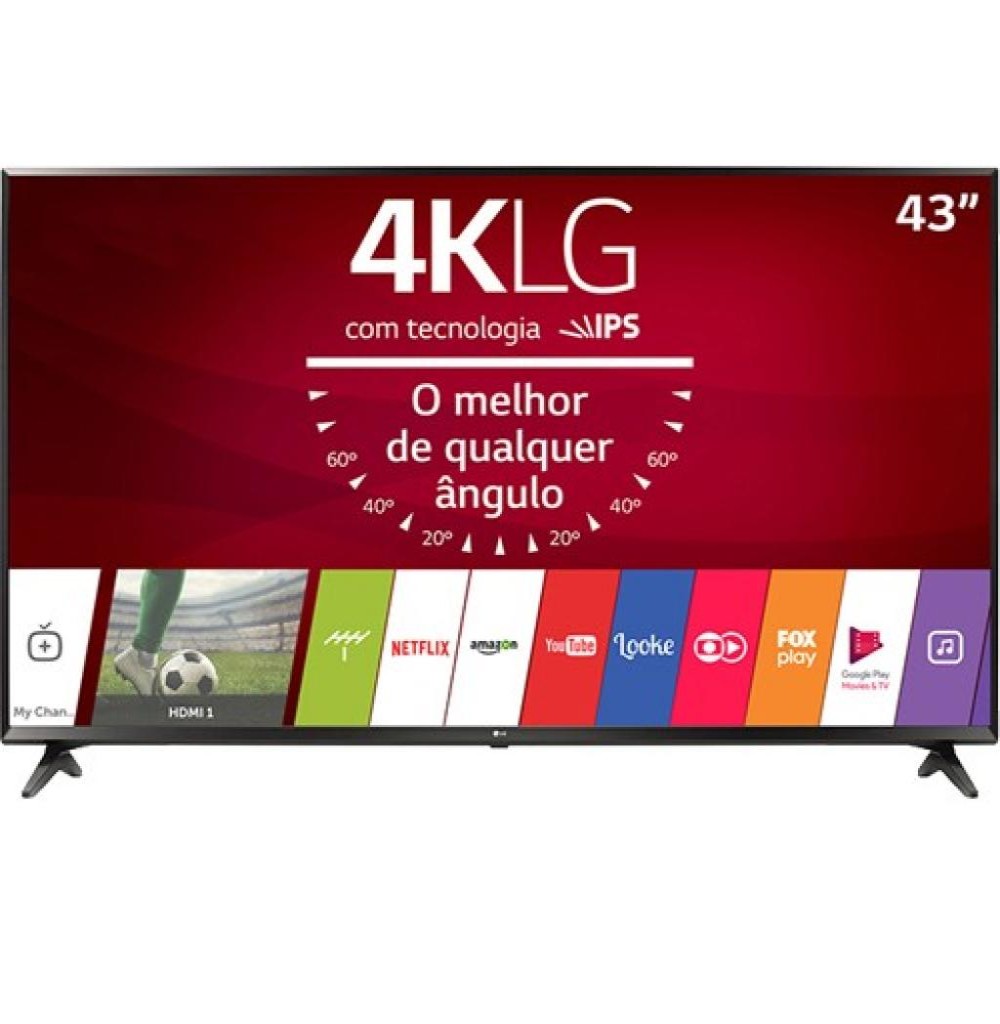 TV LED 43" LG 43LM6300PSB Smsrt AI/FHD/USB/HDR/BT