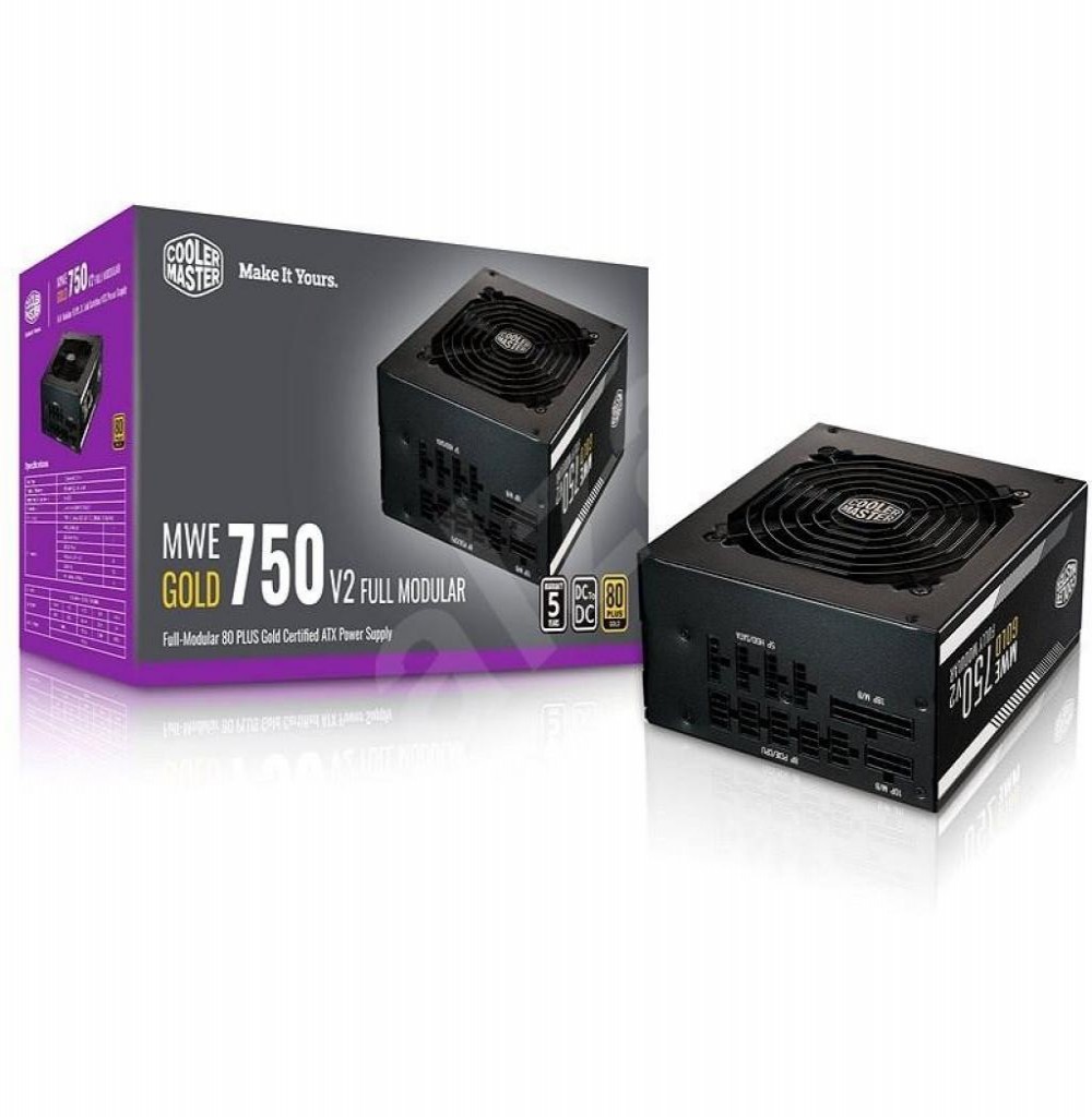 Fonte 750W Cooler Master MWE Golg V2 80+FM MPE-7501-AFAAG