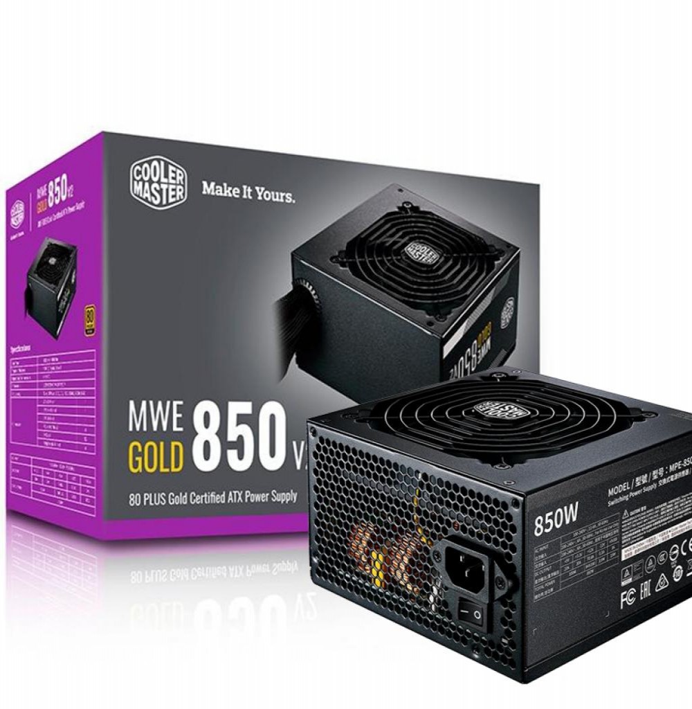 Fonte 850W Cooler Master Gold-V2 80+  MPE-8501-ACAAG