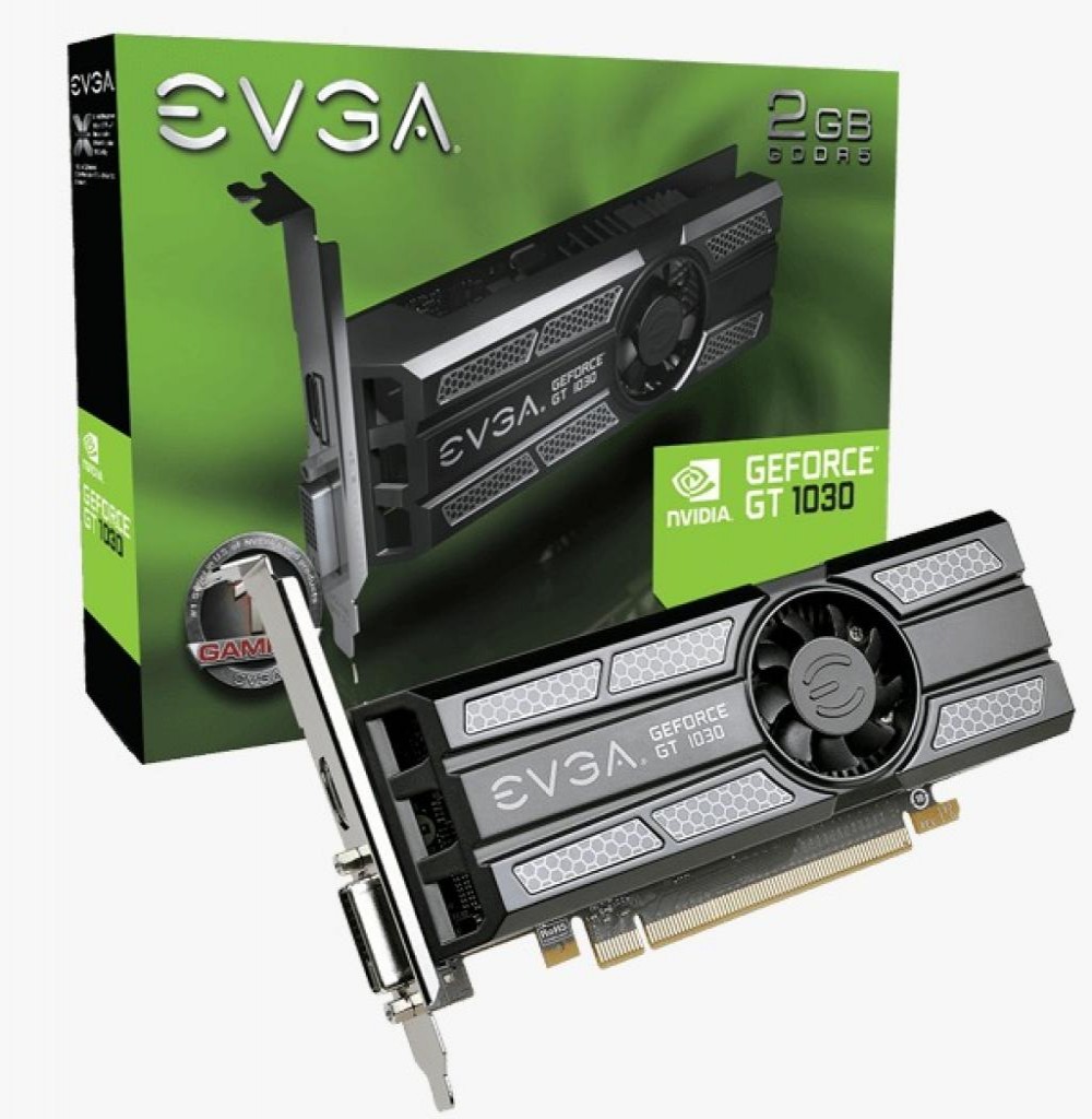 Placa de Video 2GB EXP. GF-GT1030 Evga DDR5 02G-P4-6332-KR
