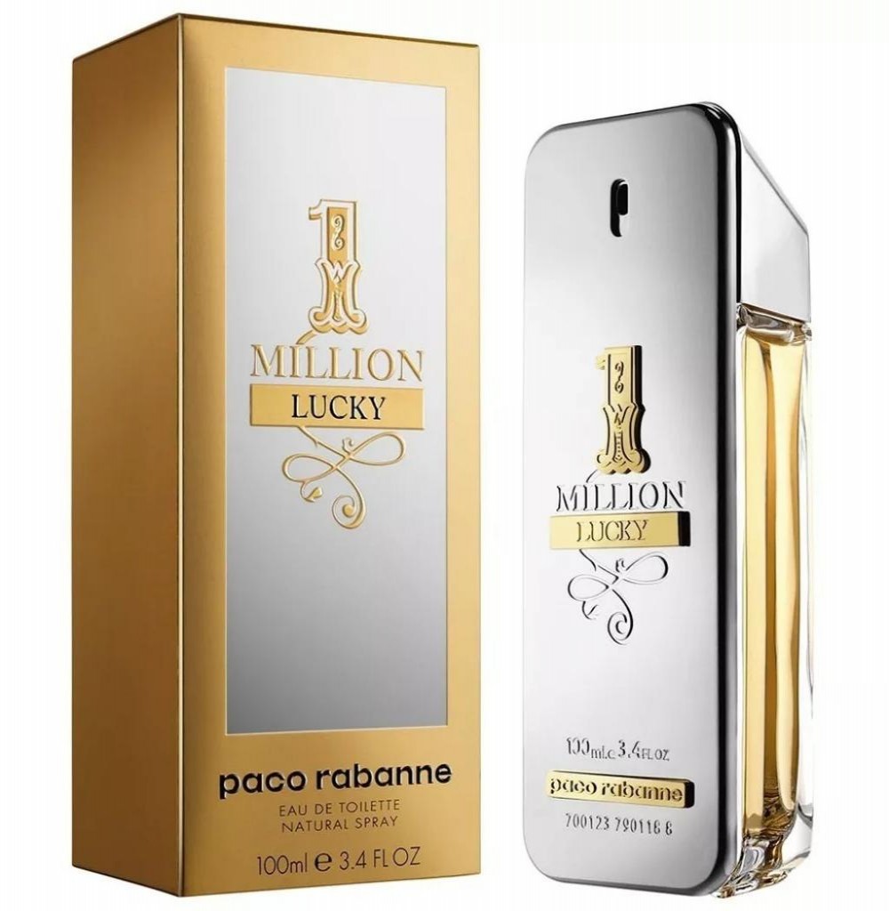 Perfume Paco Rabanne 1 Million Lucky Eau de Toilette Masculino 100ML*
