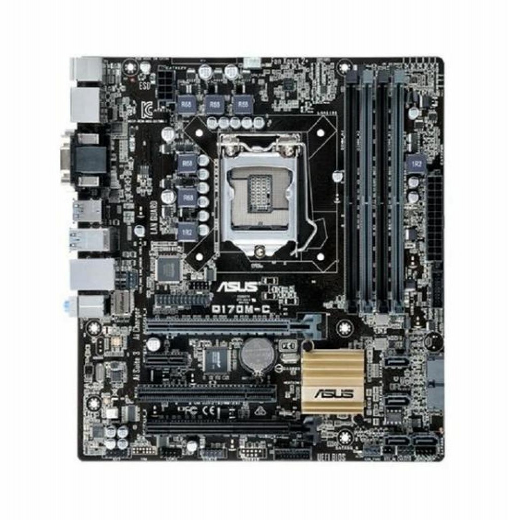 Placa Mae Intel (1151) Asus Q170M-C/CSM DDR4