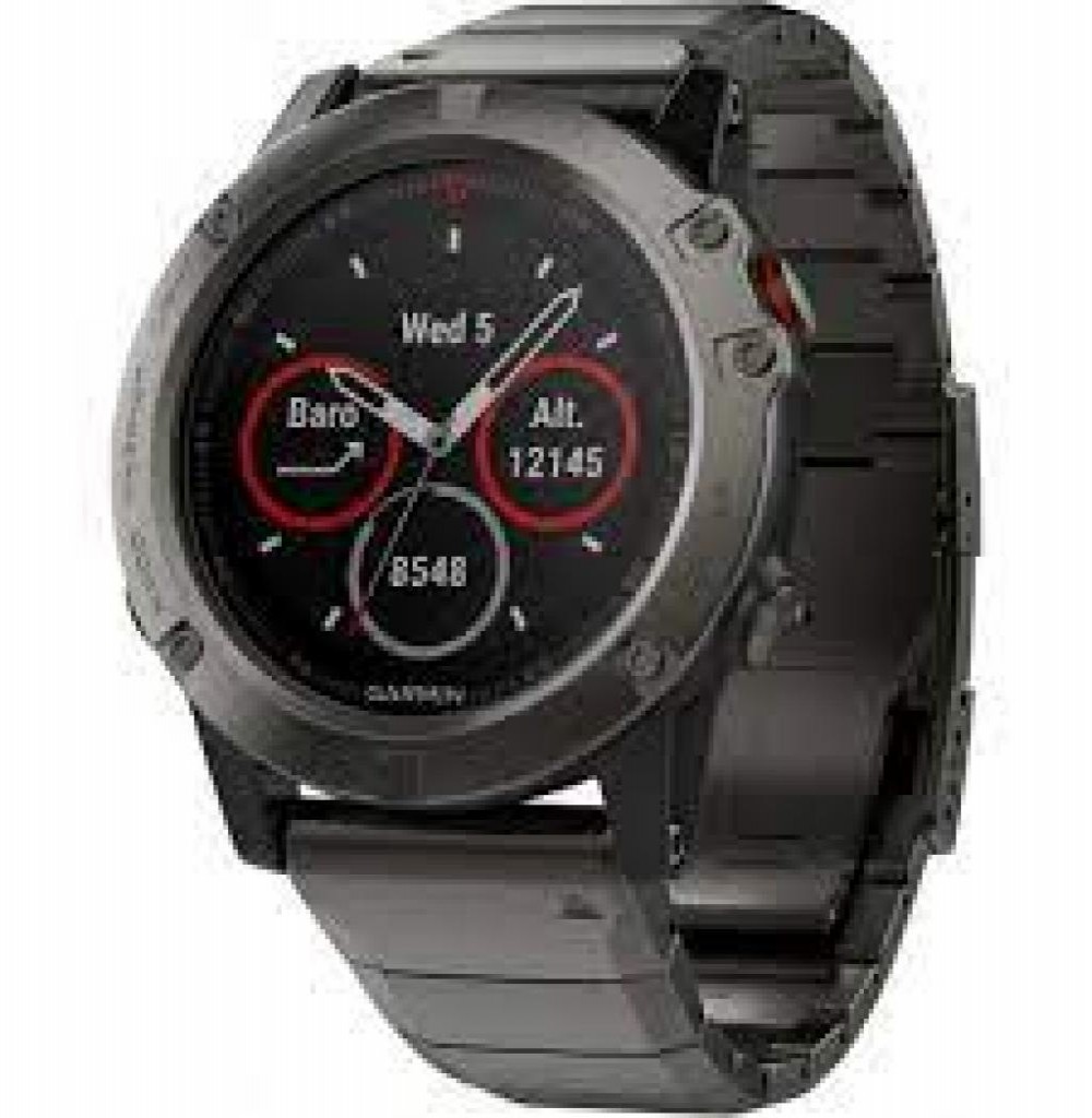 Relogio GPS Garmin 5X Saphire Preto