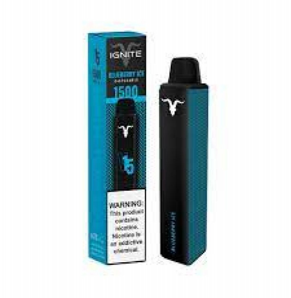 Vape Descartável Ignite V15 1500P Blueberry Ice