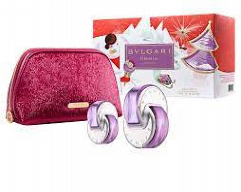 Kit Bulgari Omnia Amethyste 65 ML + 15 ML + Pouch