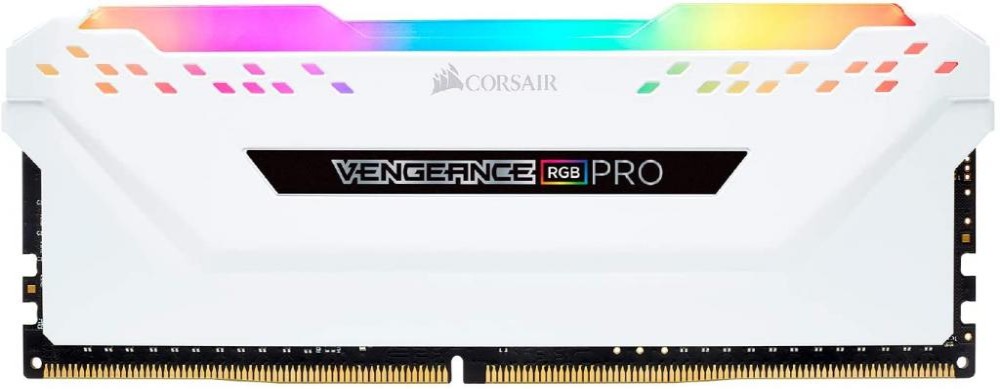Memoria DDR4-16GB 2666 Corsair Vengeance White RGB KT