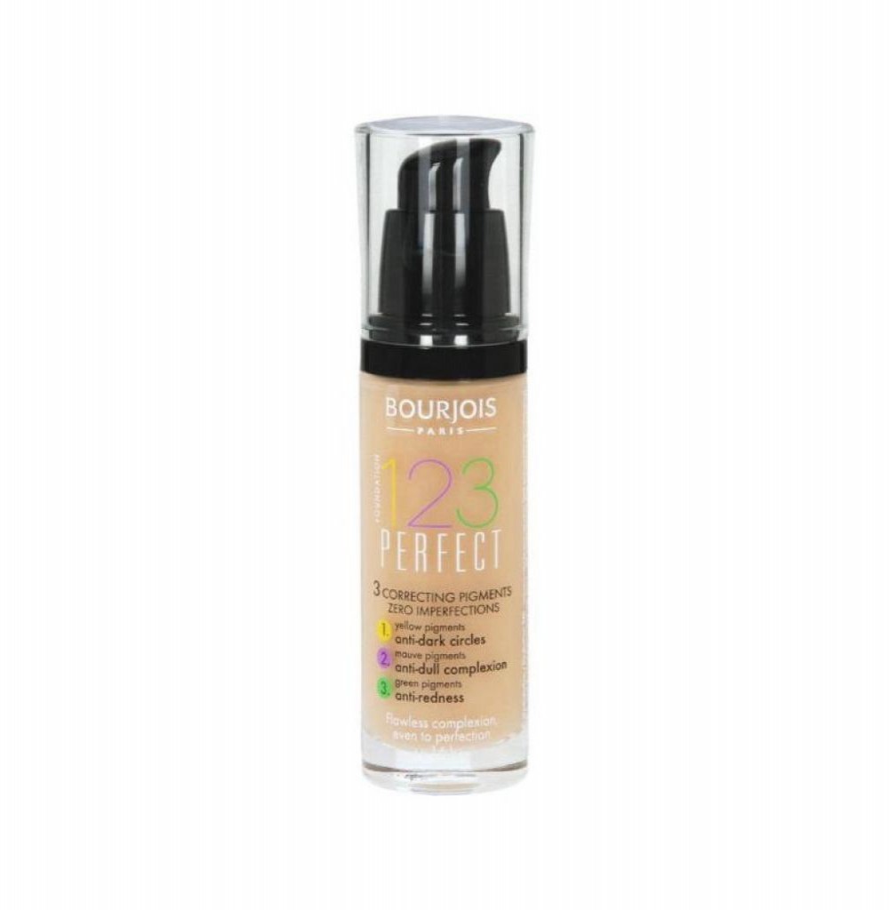 Base Bourjois 123 Perfect Foundation - Cor 52 Vanille 