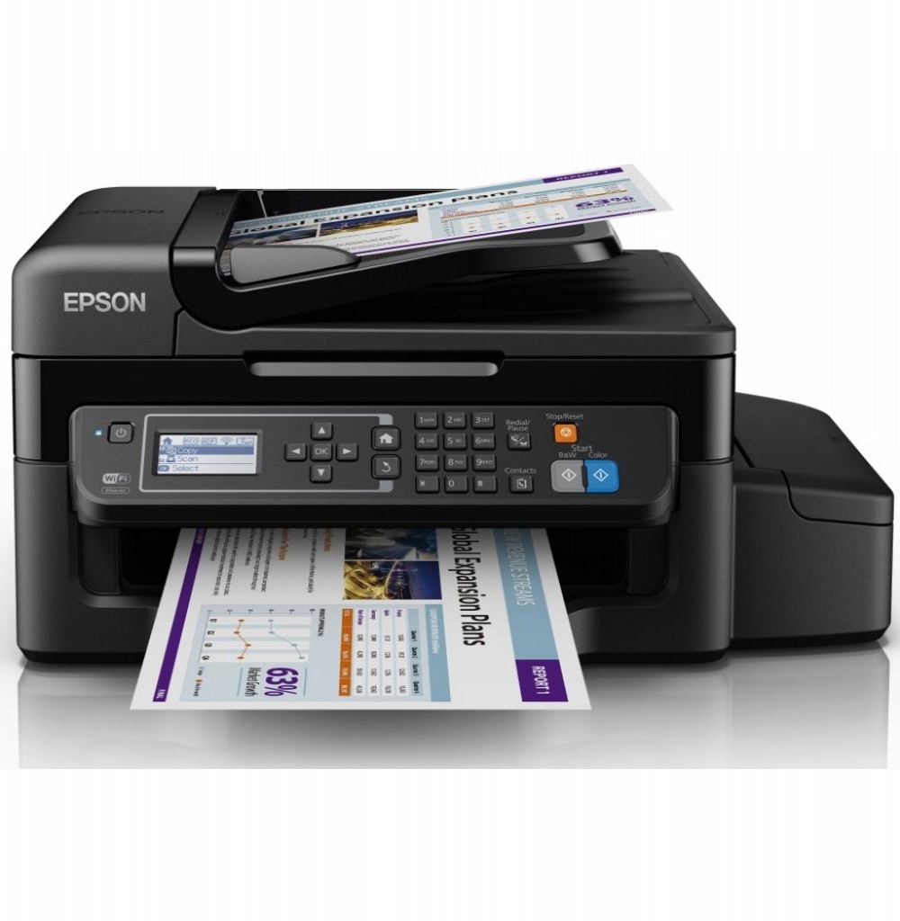 Impressora Epson EcoTank L575 4 em 1/Wi Fi/Bivolt - Preto