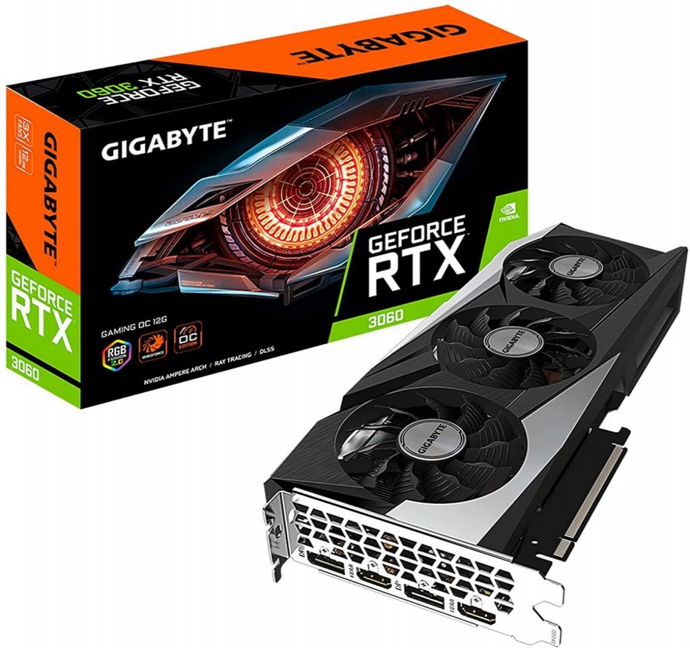 VGA 12GB EXP. GF-RTX3060 Gigabyte OC
