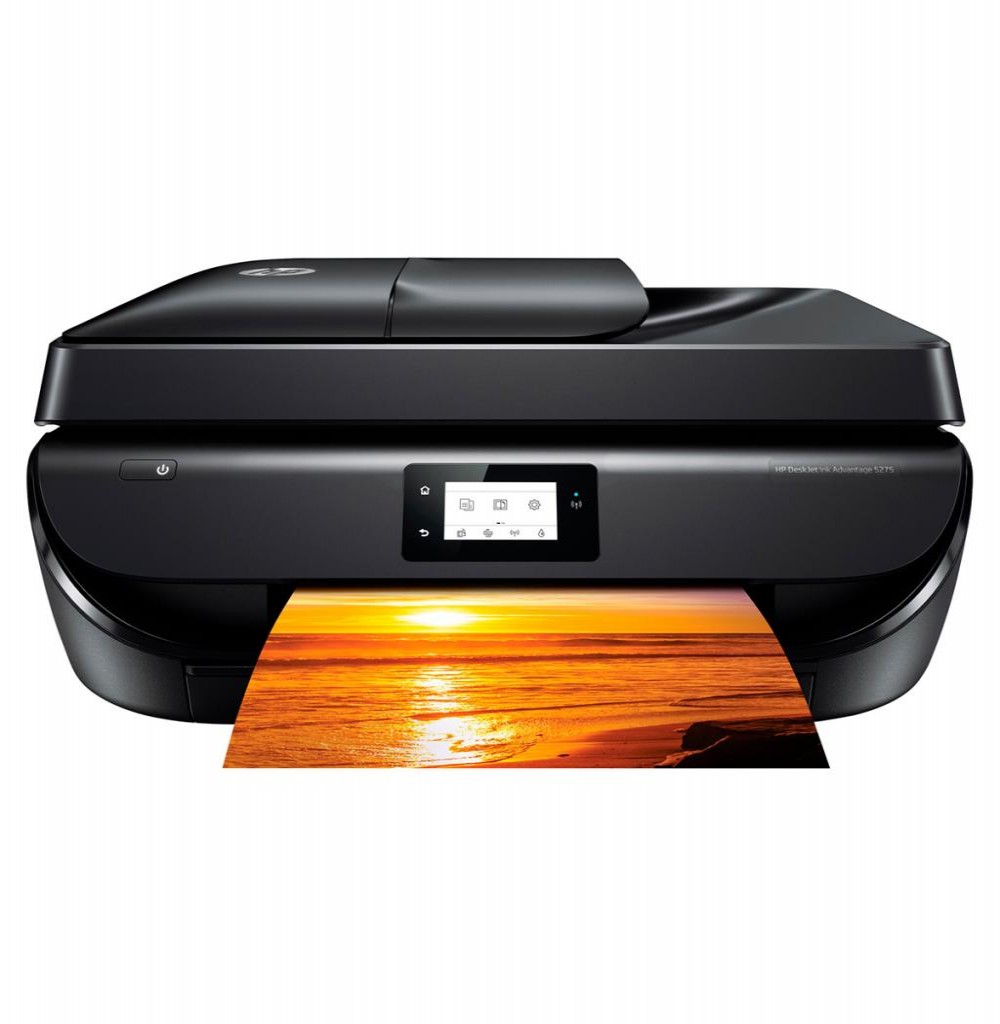 Impressora HP DeskJet 5275 4 em 1 com Wi-Fi/Bluetooth Bivolt - Preta