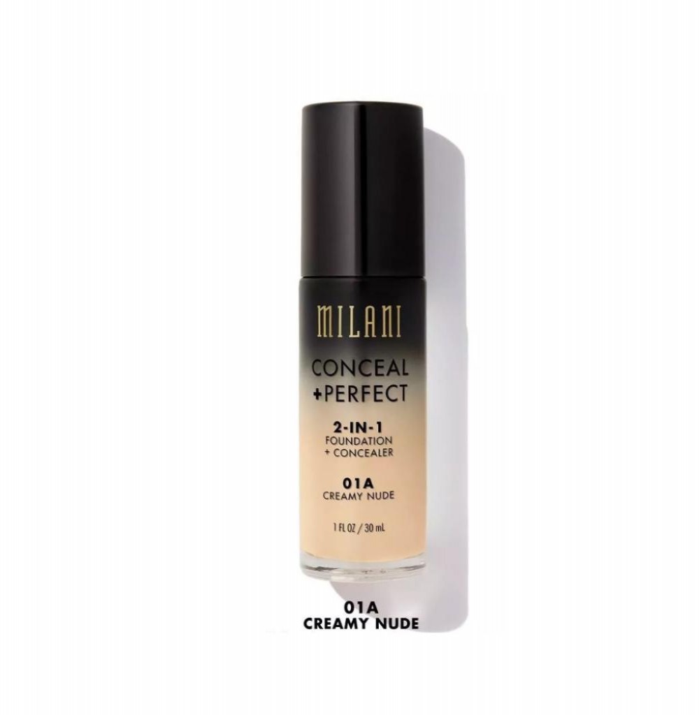 Base Milani Conceal + Perfect 2in1 N01 A Creamy Nude 