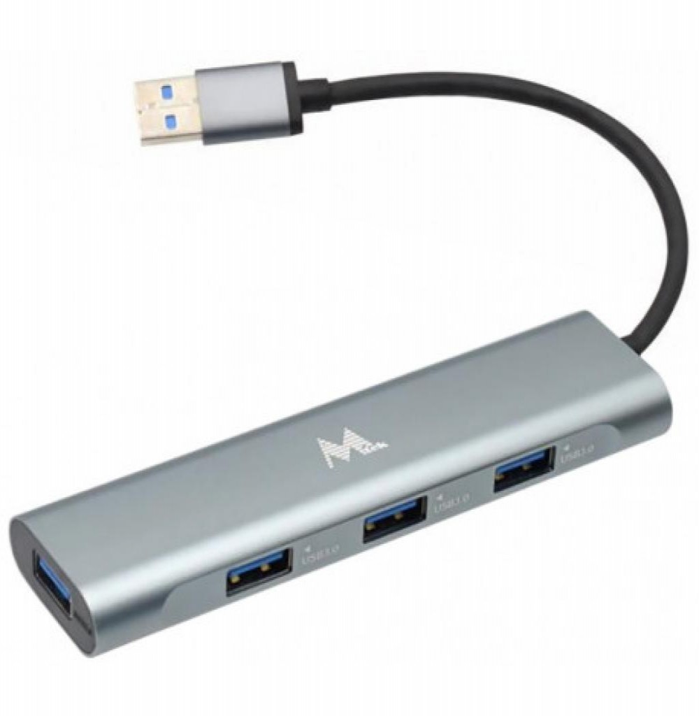Hub 4 Portas Mtek HB-403 4 USB3.0 Aluminium