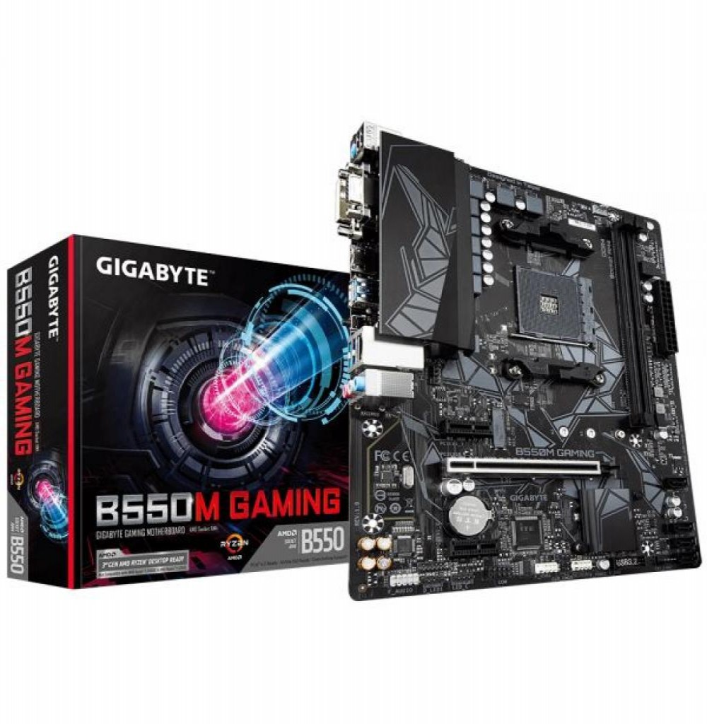 Placa Mae AMD (AM4) Gigabyte B550M Gaming