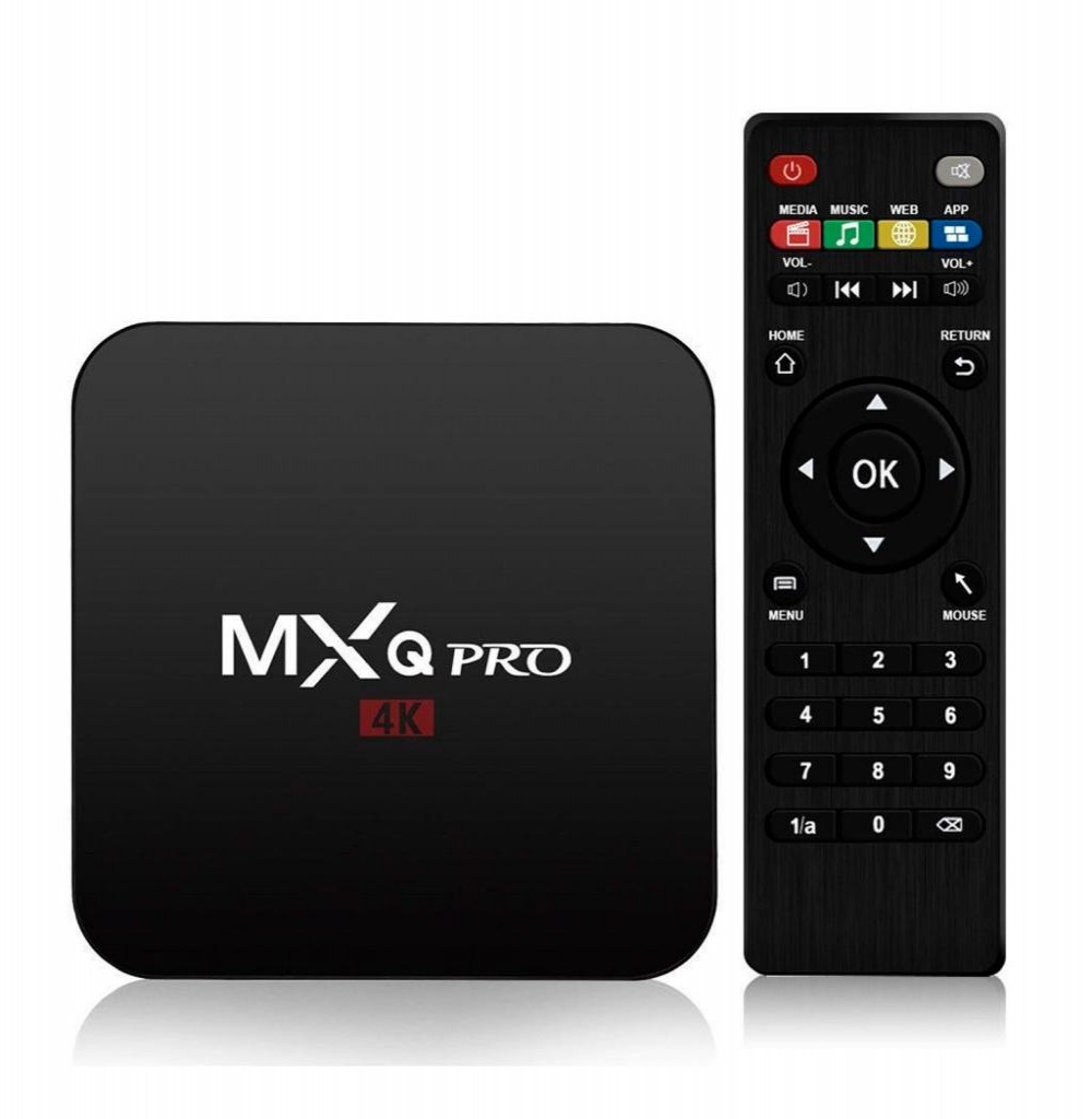Receptor Digital IPTV MXQ Pro 4K 5G 64+512GB BLK