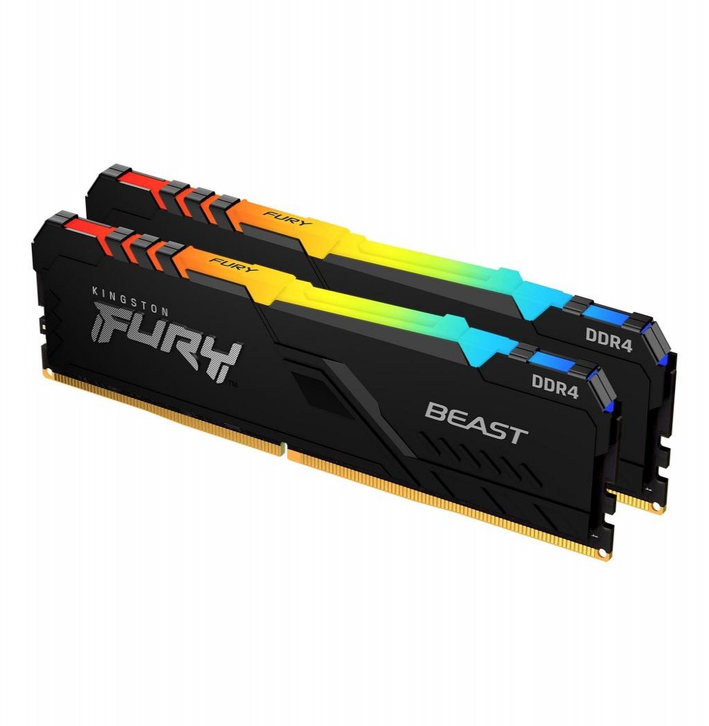 Memoria DDR4 8GB 3600 Kingston Fury Beast RGB