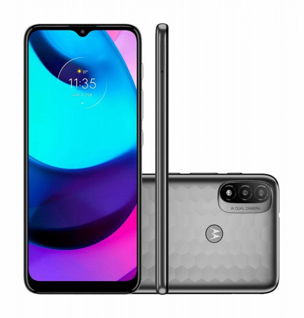 Celular Moto Motorola E20 XT2155-8 2/32GB Cinza