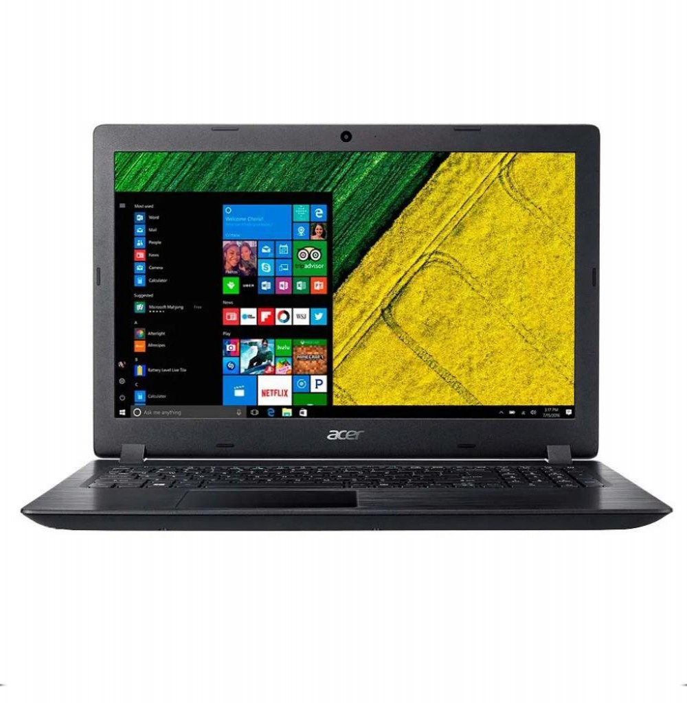 Notebook Acer Aspire 3 A315-51-51SL de 15.6” com 2.5GHz/6GB RAM/1TB HD - Preto