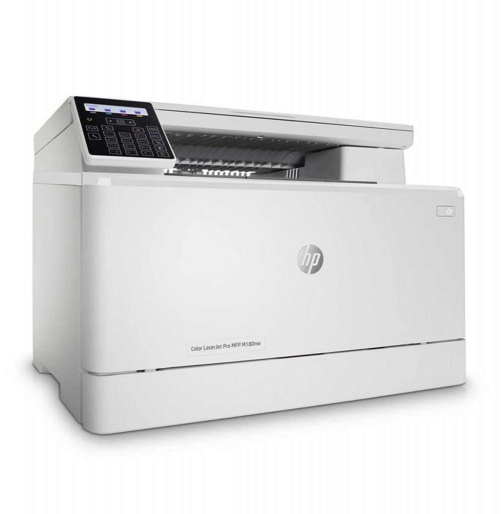Impressora HP Color LaserJet Pro MFP M180nw Multifuncional WiFi 220v Branco