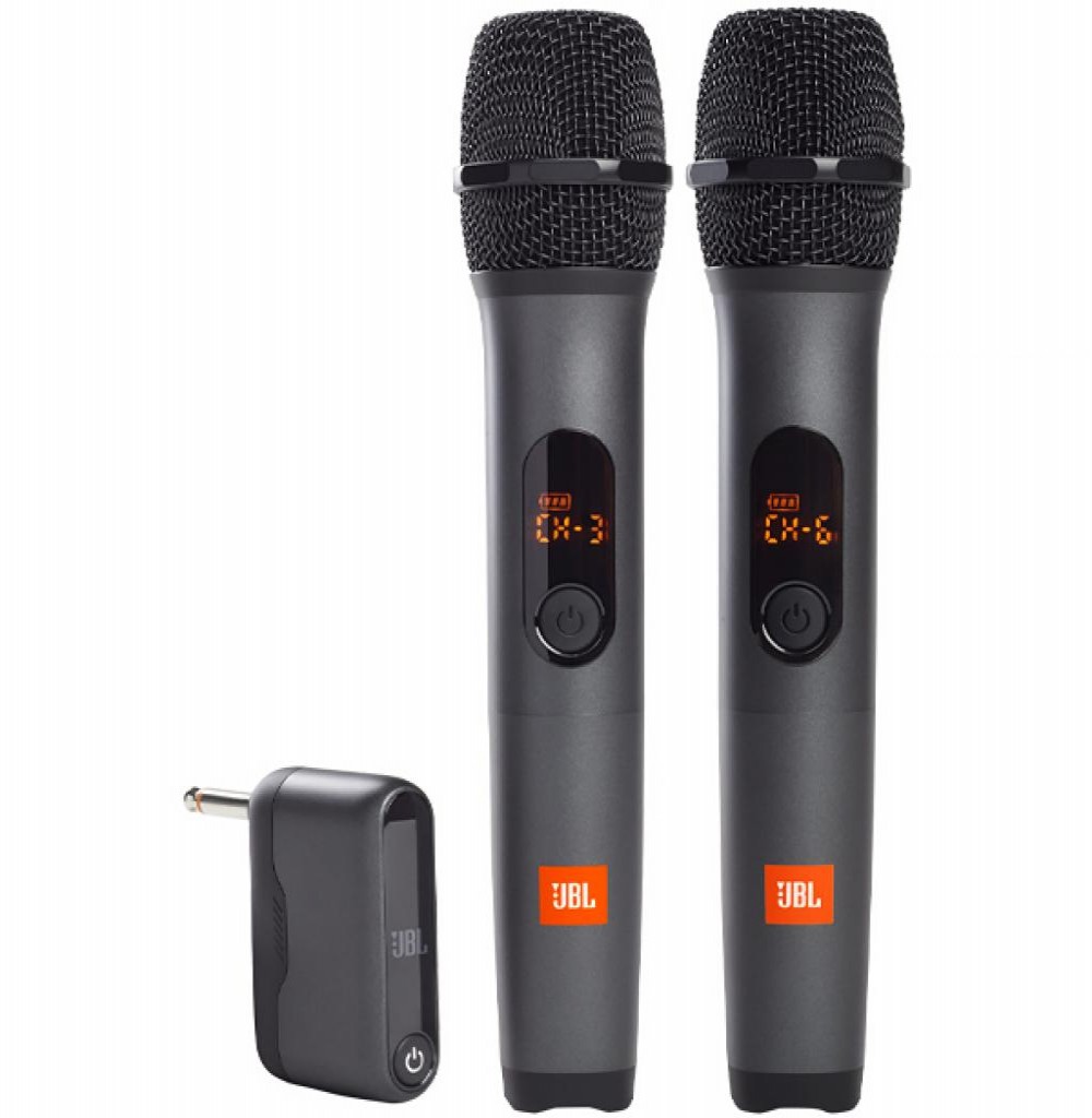 Microfone JBL Wireless Dual Black C/2MI 
