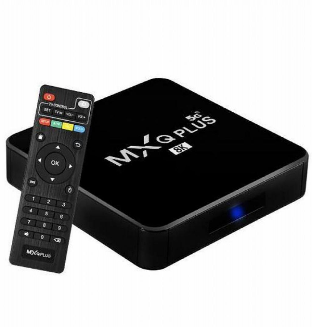 Receptor Digital IPTV MXQ PLUS 8K 32+256GB BLK