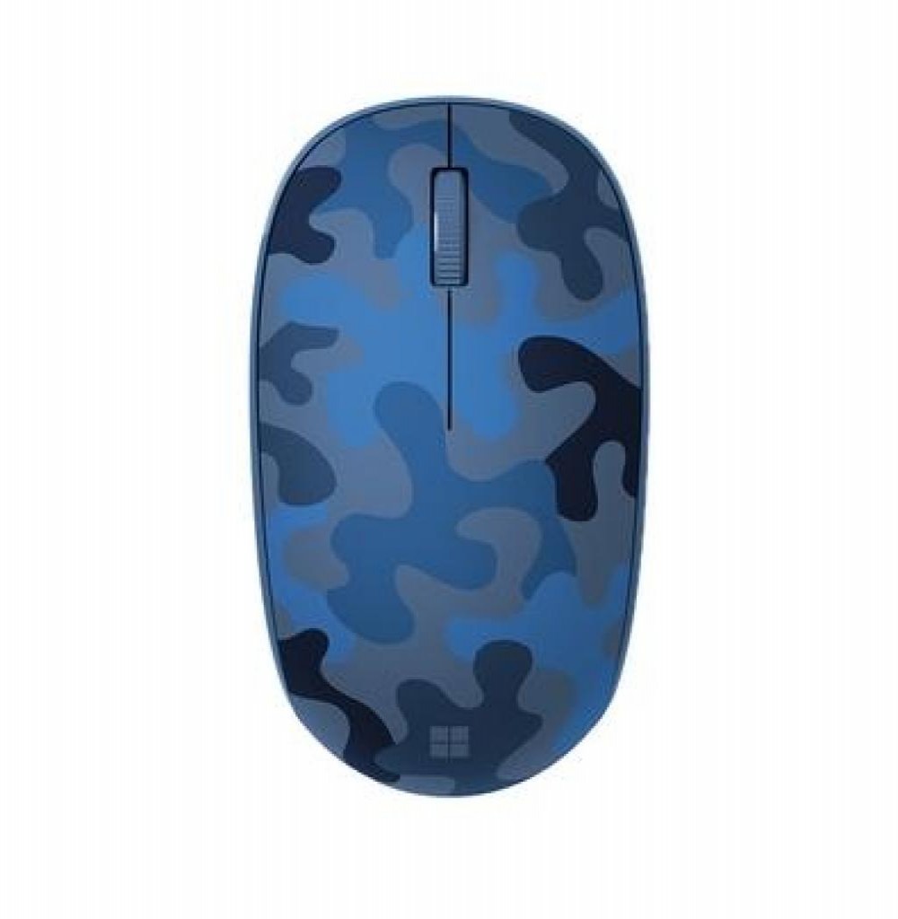 Mouse Microsoft 8KX-00002 Camuflado Azul BT