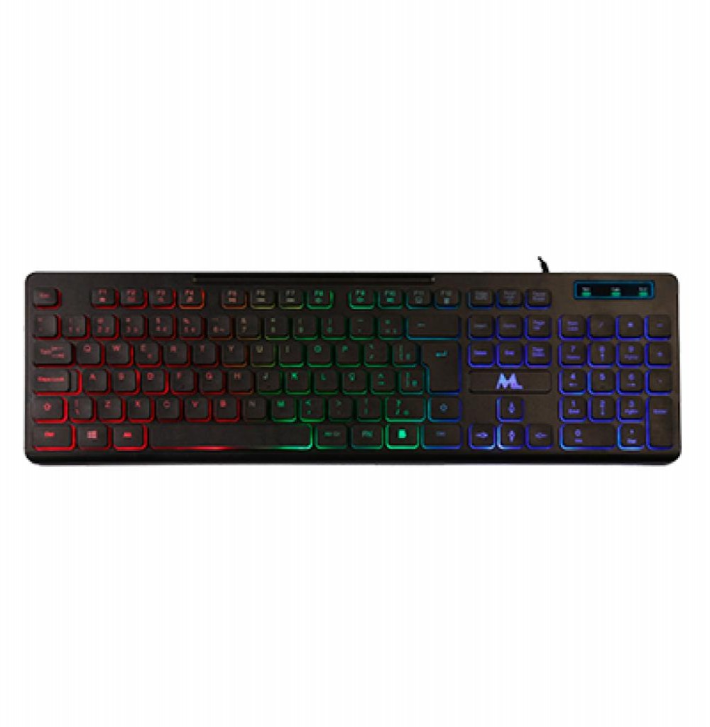 Teclado USB MTEK KB7269L Portugues Backlight