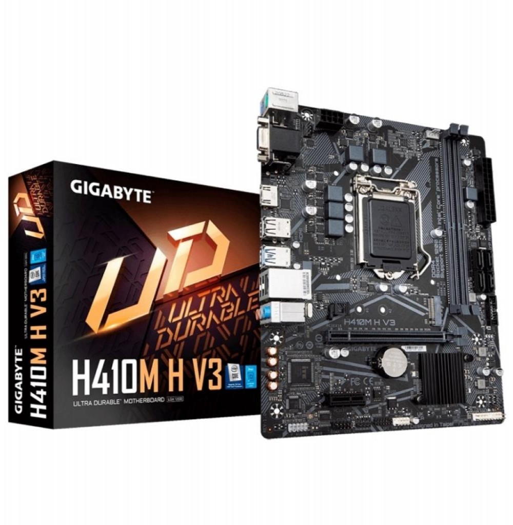 Placa Mae Intel (1200) Gigabyte H410M-H V3 