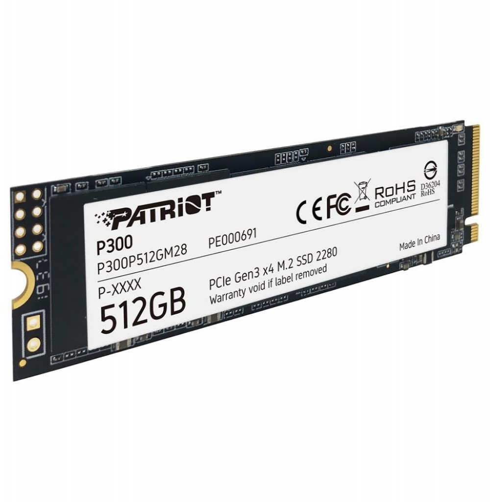 HD SSD M.2  512GB Patriot P300P512GM28 NVME