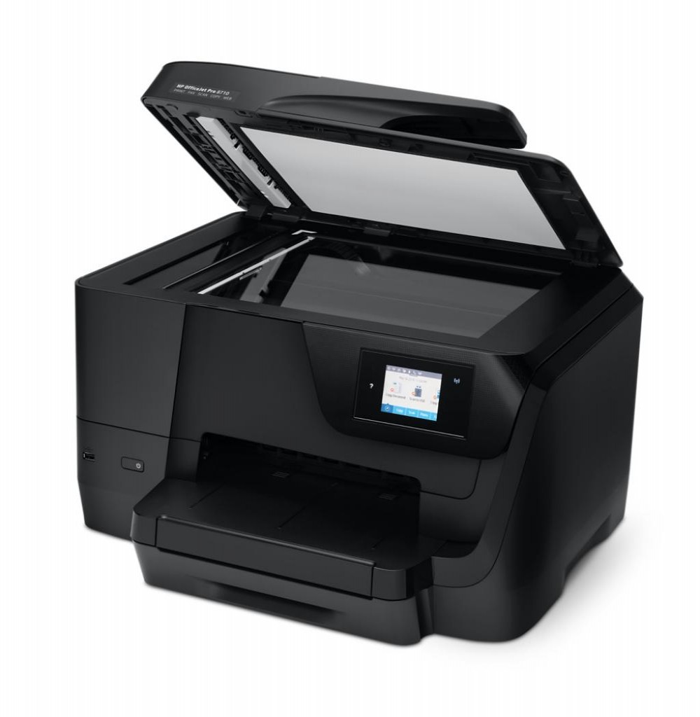 Impressora Multifuncional HP Officejet Pro 8710 4 em 1 com Wi-Fi Bivolt - Preta
