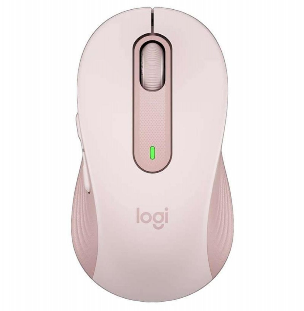 Mouse Logitech Signature M650 Rosa sem Fio 910-006251