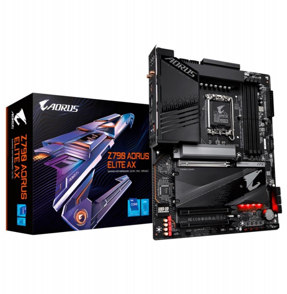 Placa Mae Intel (1700) GIGABYTE Z790 GAMING X AX DDR5 