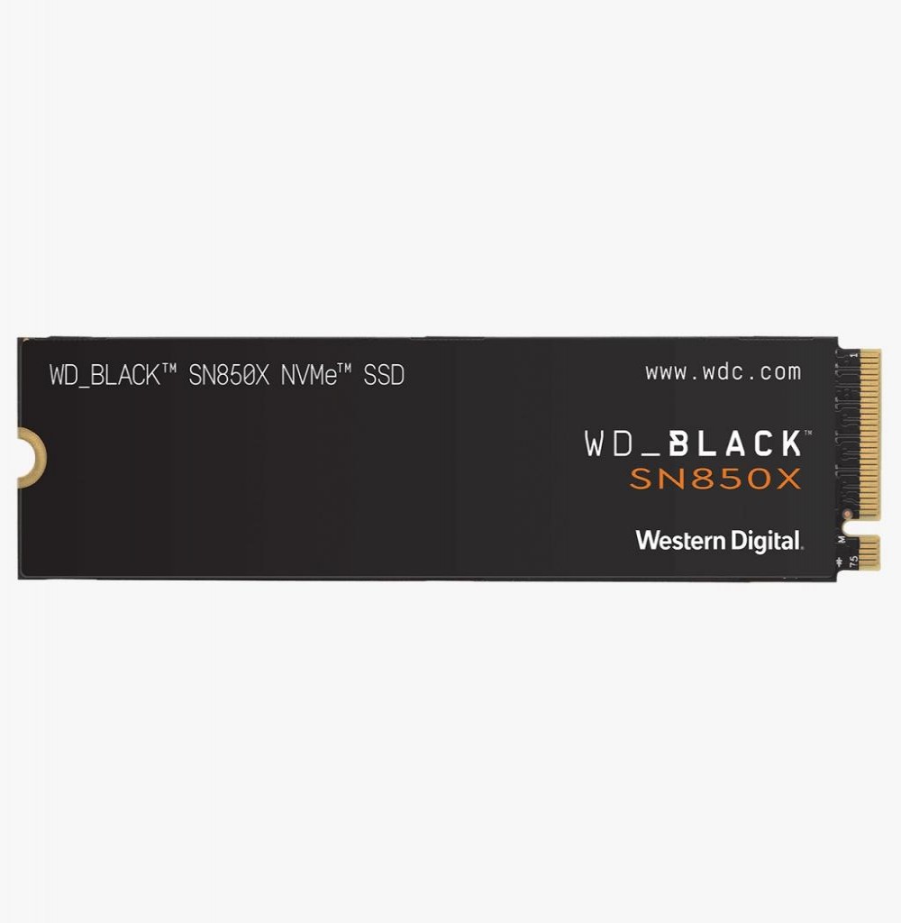 HD SSD M.2 1TB WD BLACK SN850X NVME WDS100T2X0E
