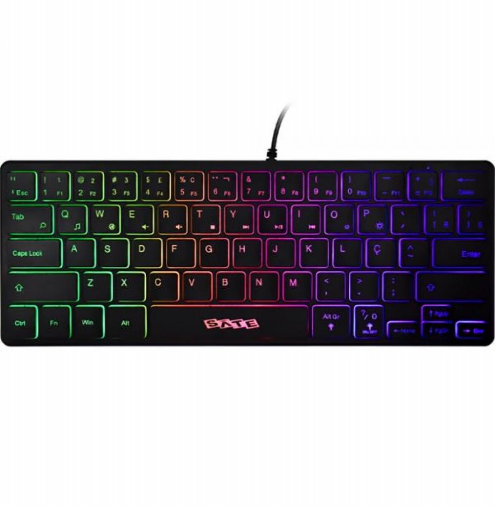 Teclado USB Satellite AK871 RGB Português