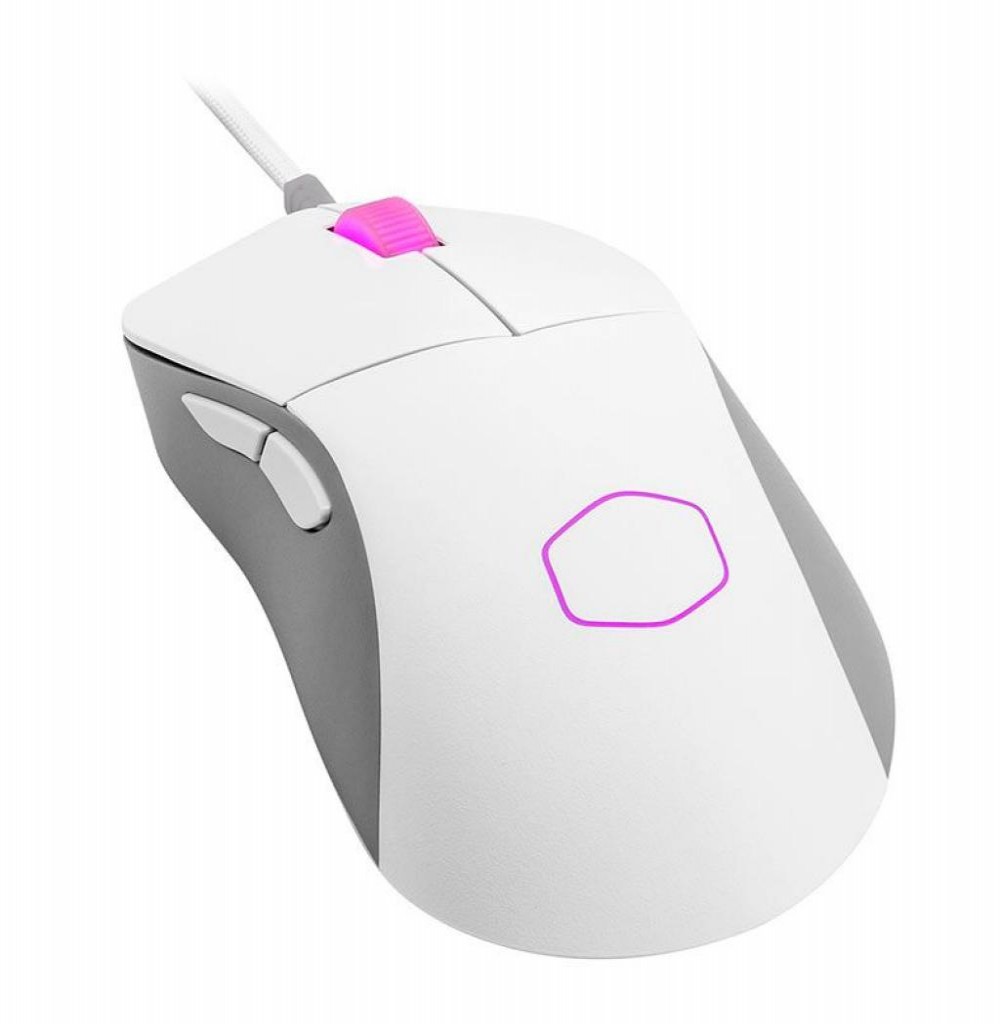 Mouse Cooler Master MM730 Branco Cinza MM-730-WWOL1