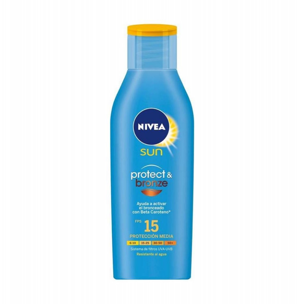 Protetor Solar Nivea Sun Protect & Bronze FPS15 200ML