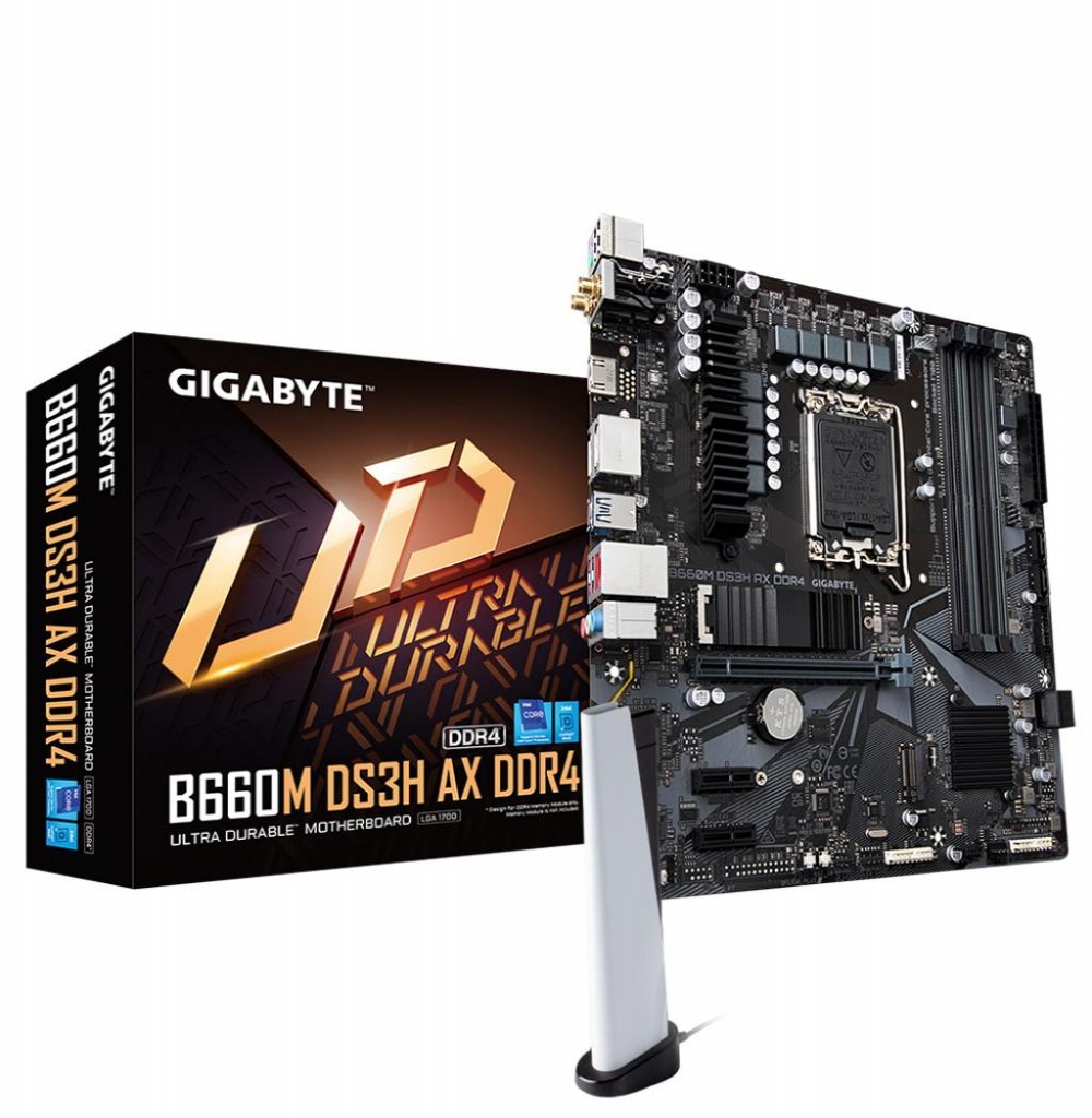 Placa Mae (1700) GIGABYTE B660M DS3H AX DDR4