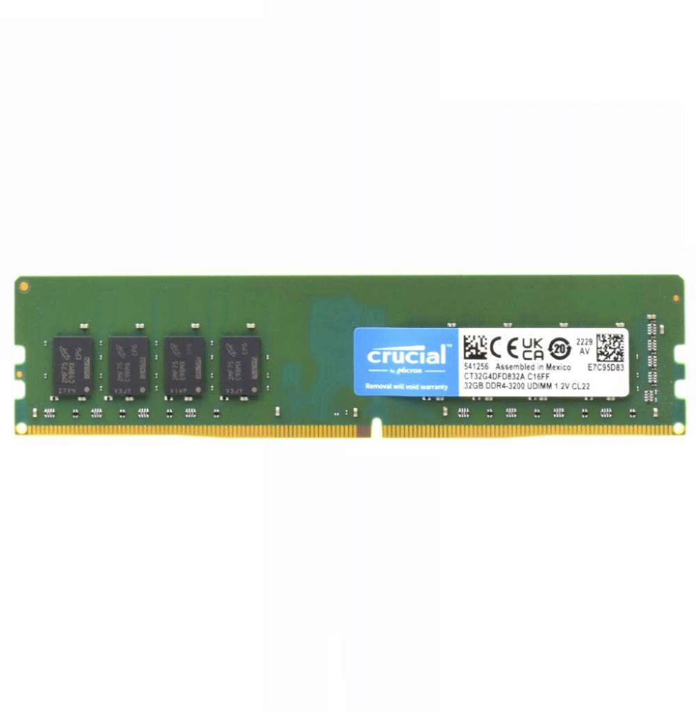 Memoria DDR4-32GB 3200 Crucial