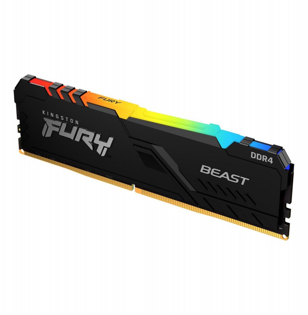 Memoria DDR5-16GB 4800 Kingston Fury Beast Black RGB