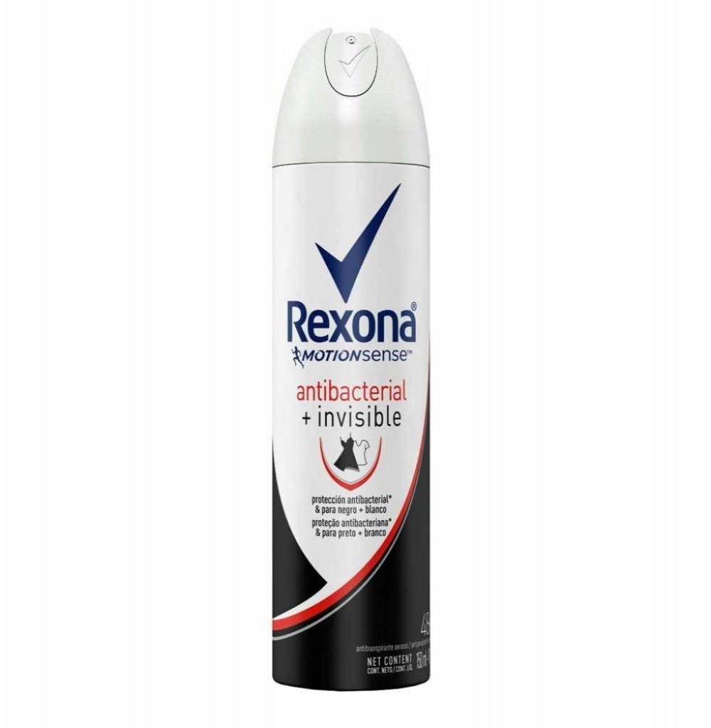 Desodorante Spray Rexona Antibacterial Invisible 150Ml