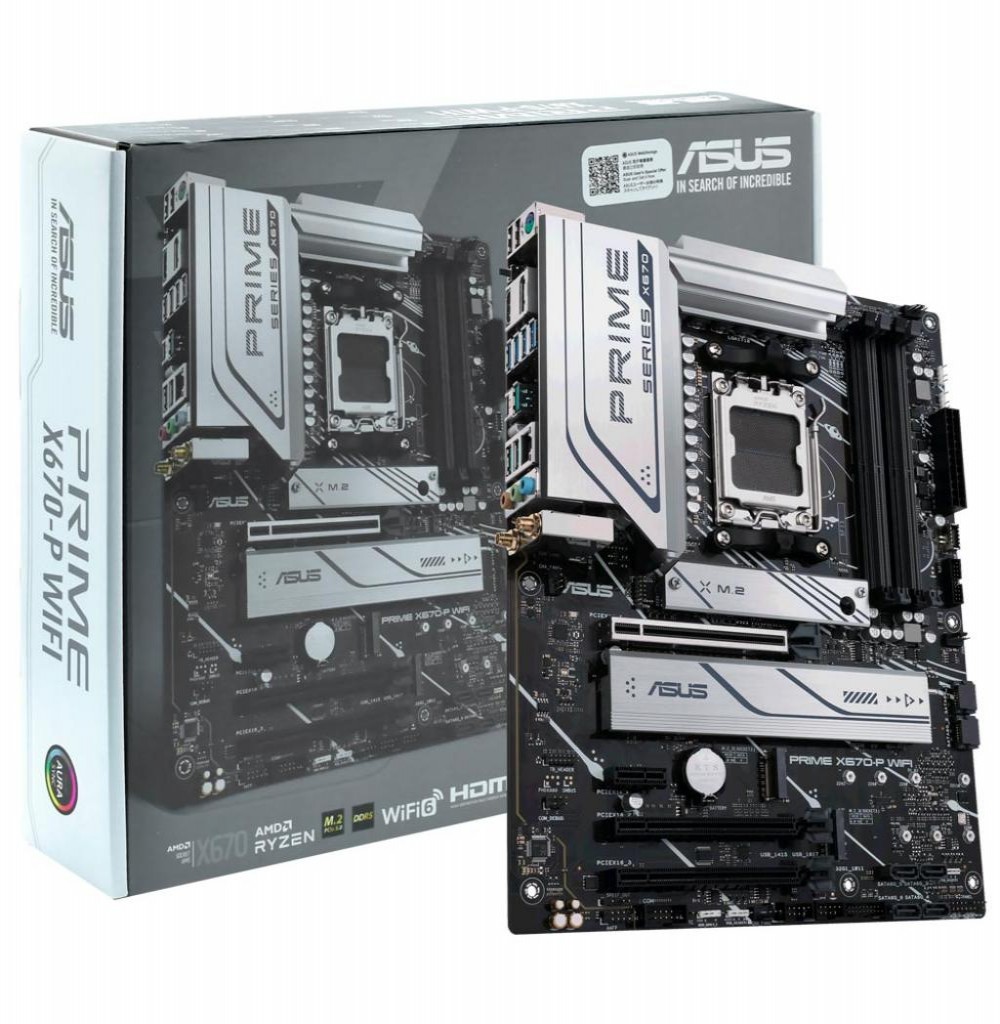 Placa Mae AMD (AM5) ASUS X670-P PRIME DDR5 WIFI