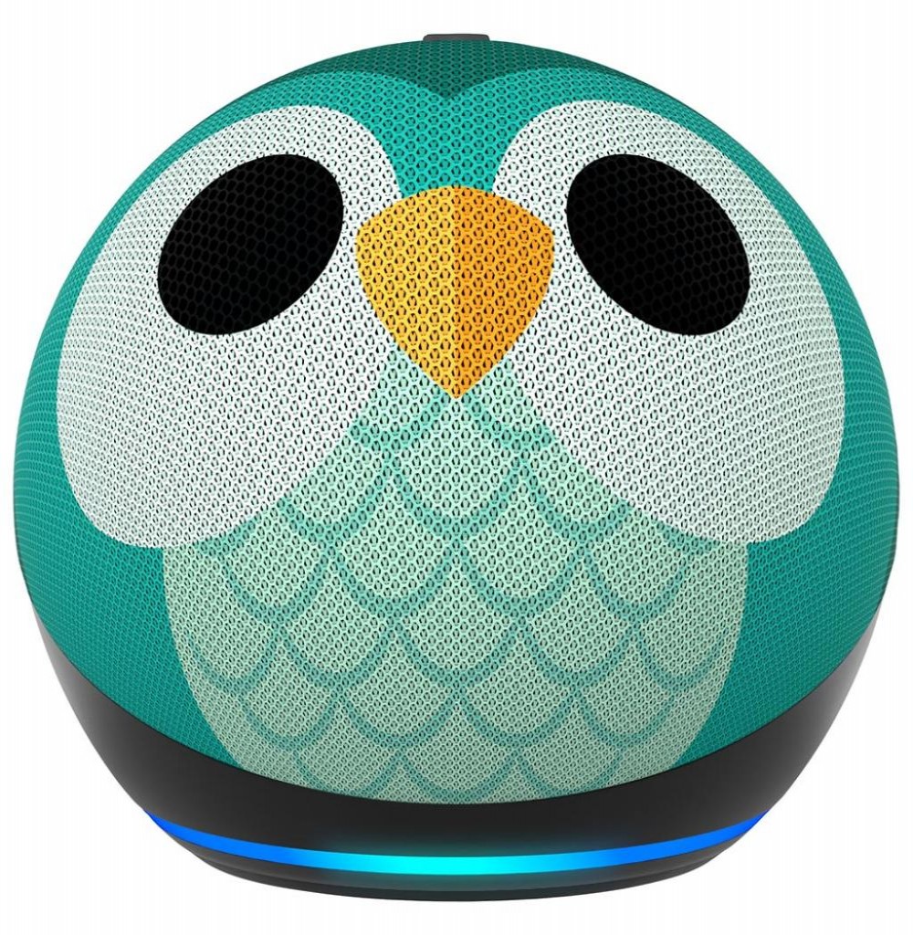 Caixa de Som Amazon Echodot Alexa 5TH Coruja