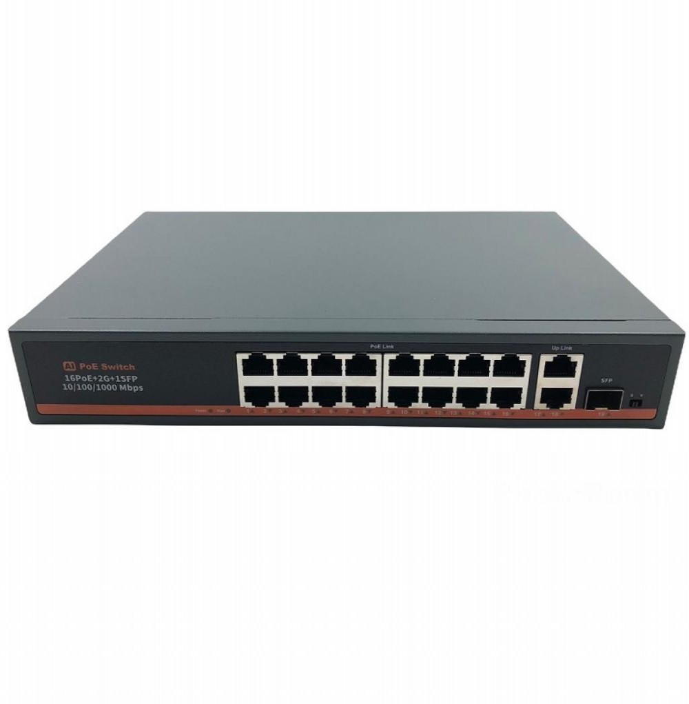 F. SWITCH 16POE 250W 10/100/1000MBPS 16POE+2G+SFP F1621GBL-C
