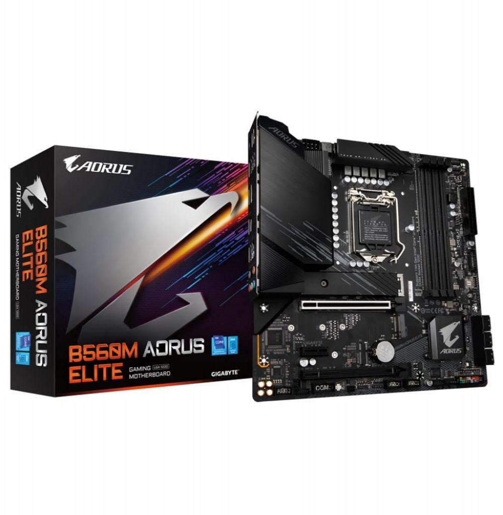 Placa Mae Intel (1200) Gigabyte B560M Aorus Elite