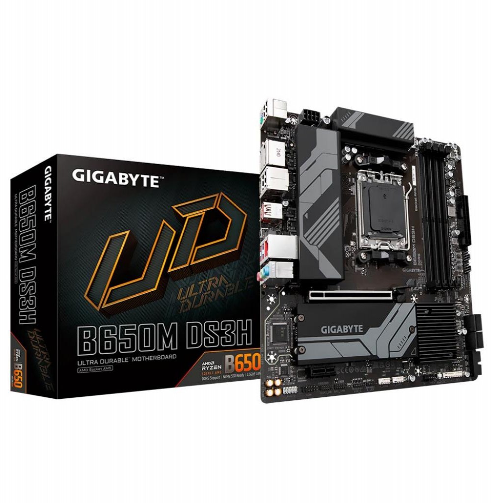 Placa Mae AMD (AM5) Gigabyte B650M DS3H DDR5